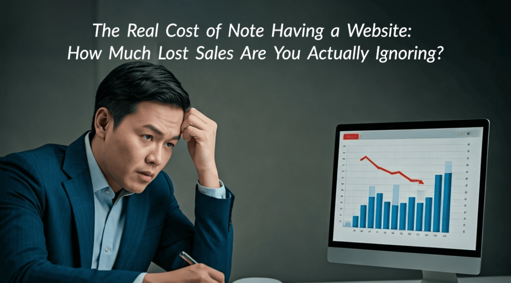 cost of not hvng website, ecommerce website